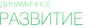 Динамичное развитие